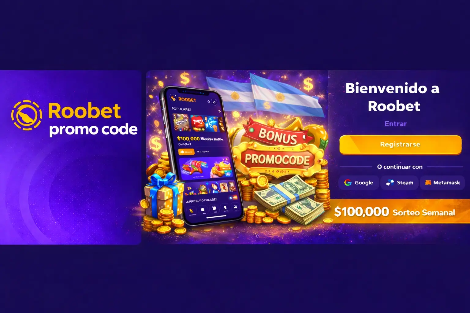Qué es el código promocional Roobet